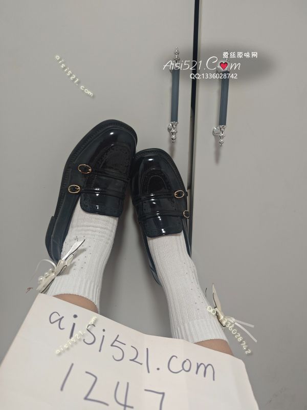 原味女鞋|鞋类,休闲平底,女大黑色小皮鞋